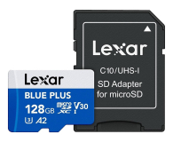 Karta pamięci Lexar 128GB microSDXC Blue Plus UHS-I A2 V30